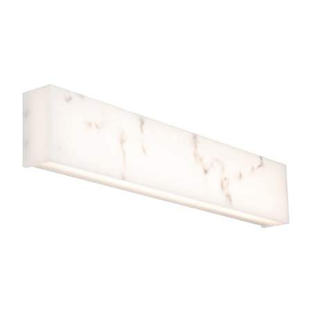 Dweled Museo 28in LED Bathroom Vanity or Wall Light 3000K in White WS-651